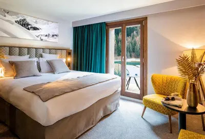 Un ou plusieurs lits dans un hébergement de l'établissement Hotel Tetras Lodge