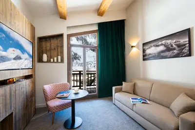 Coin salon dans l'établissement Hotel Tetras Lodge