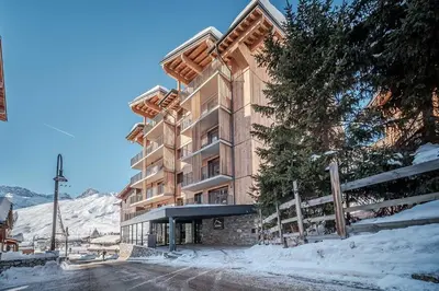 Vue générale sur la montagne ou vue sur la montagne depuis l'appart'hôtel