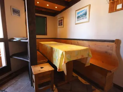 Coin salon dans l'établissement Triplex 7 pers à Vallandry proche pistes, animaux admis - FR-1-411-691