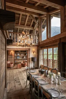 Plan de l'établissement Chalet Ruitor, chalet 500 m2 luxueux de caractère