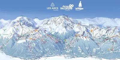 Vue générale sur la montagne ou vue sur la montagne depuis l'appartement