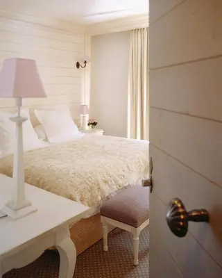 Un ou plusieurs lits dans un hébergement de l'établissement Hôtel Les Barmes De l'Ours