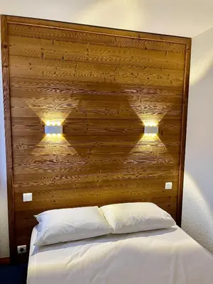 Un ou plusieurs lits dans un hébergement de l'établissement LA PLAGNE Appartement 2 pièces 30m² à BELLE-PLAGNE