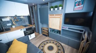 Cuisine ou kitchenette dans l'établissement Cosy - Appartement 2 personnes - Tignes le Lac - 415 - Le Palafour