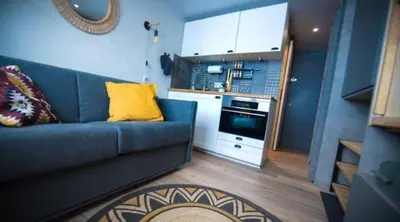 Cuisine ou kitchenette dans l'établissement Cosy - Appartement 2 personnes - Tignes le Lac - 415 - Le Palafour
