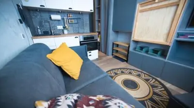 Cuisine ou kitchenette dans l'établissement Cosy - Appartement 2 personnes - Tignes le Lac - 415 - Le Palafour