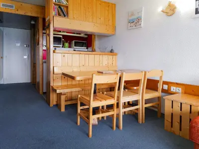 Cuisine ou kitchenette dans l'établissement Appartement 2 pièces pour 6 pers. aux Arcs 1800, balcon exposé Ouest - FR-1-411-720