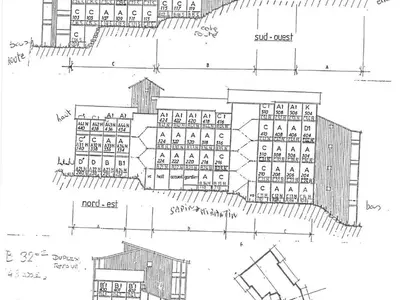 Plan de l'établissement Duplex 6 pers. avec Wifi et animaux admis, vue Mont-Blanc - FR-1-411-731