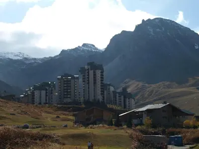 Vue générale sur la montagne ou vue sur la montagne depuis l'appartement