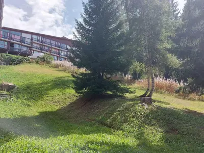 Jardin de l'établissement Studio rénové pour 4 pers, Arc 1800, proche pistes & commerces - FR-1-411-737