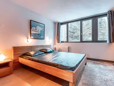 Plan de l'établissement Arc 1800 : Appartement 95m², 4 ch, 8 pers, Wifi - FR-1-411-768