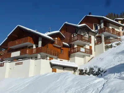 L'établissement Duplex de charme 4 pièces, 8 pers., terrasse exposée Ouest, proche des pistes - FR-1-411-789 en hiver