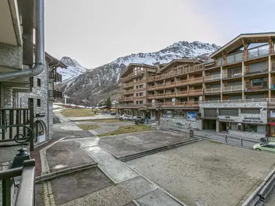 Vue générale sur la montagne ou vue sur la montagne depuis l'appartement