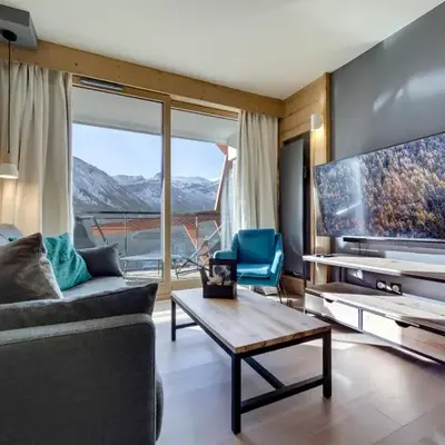 Appartement moderne 5 pers. en centre-ville avec Wifi à Tignes - FR-1-641-3