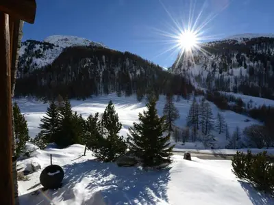 Paysage naturel près de le chalet