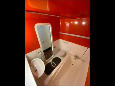 Salle de bains dans l'établissement Appartement 3 pièces, 8 pers, skis aux pieds - Arc 1800 - FR-1-411-822
