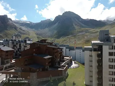 Vue générale sur la montagne ou vue sur la montagne depuis l'appartement