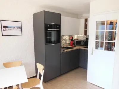Cuisine ou kitchenette dans l'établissement Résidence Le Dahut - Studio pour 4 Personnes MAE-9214