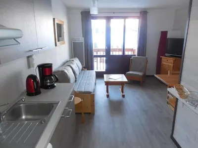 Cuisine ou kitchenette dans l'établissement Belle Plagne 2 Dim Dim Appart 6pers