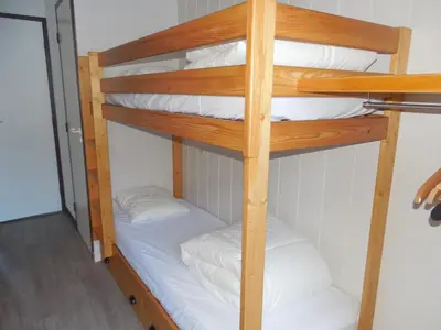 Un ou plusieurs lits dans un hébergement de l'établissement Belle Plagne 2 Dim Dim Appart 6pers
