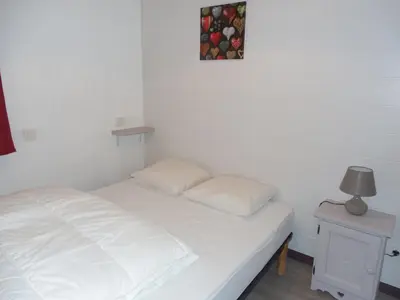 Un ou plusieurs lits dans un hébergement de l'établissement Belle Plagne 2 Dim Dim Appart 6pers