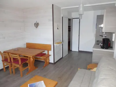 Cuisine ou kitchenette dans l'établissement Belle Plagne 2 Dim Dim Appart 6pers
