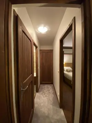 Un ou plusieurs lits dans un hébergement de l'établissement Arc 1950 - Appartement Premium Rénové - Manoir Savoie