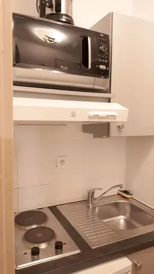 Cuisine ou kitchenette dans l'établissement studio