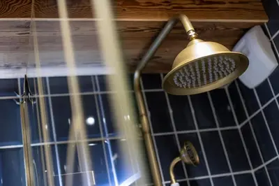 Salle de bains dans l'établissement Au 6ème ciel Tignes 2100m - Vue Lac & Montagnes - Proche pistes - 2 adultes et 2 enfants