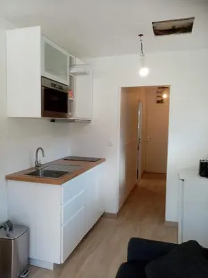 Cuisine ou kitchenette dans l'établissement Tignes - Charmant studio pour 2-3 personnes proche des pistes