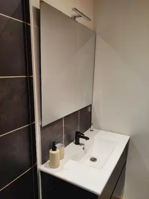 Salle de bains dans l'établissement l'appartement montagnard d'Estelle 4-6 personnes