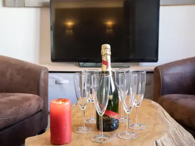 Boissons dans l'établissement Apartment Rond Point des Pistes - Val Claret-17 by Interhome