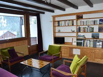 Coin salon dans l'établissement Appartement 3 pièces, 6 pers., proche centre et pistes - FR-1-464-197