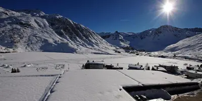 L'établissement Résidence Cimes - Très belle vue Lac et Grande Motte MAE-7774 en hiver