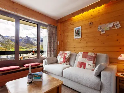 Vue générale sur la montagne ou vue sur la montagne depuis l'appartement