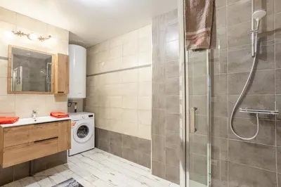 Salle de bains dans l'établissement La Réchasse
