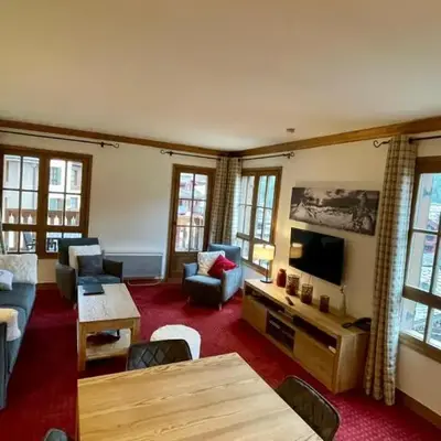 Arc 1950 - Appt 2CH - 6 pers - Rés 5* luxe - Piscine