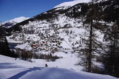L'établissement Chalet Les Champs Du Pont - LA GRANDE FERME 9 Pièces 15 pers. Appartement en chalet - 205m² MAE-6964 en hiver