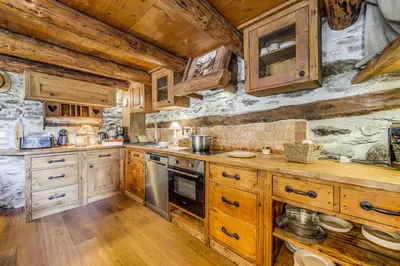 Plan de l'établissement Chalet Lo Soli - Chalet au charme rustique pour 12 personnes MAE-6974