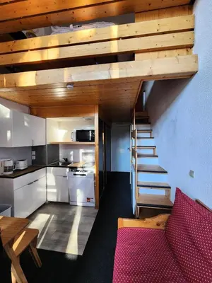 Cuisine ou kitchenette dans l'établissement Résidences quartier Charmettoger - maeva Home - Studio + mezzanine 4 personnes - Confort MAE-0809