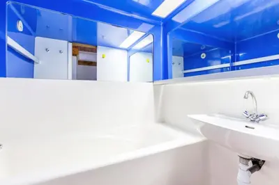 Salle de bains dans l'établissement Résidences quartier Charmettoger - maeva Home - Studio vue montagne + mezzanine 5 personnes - Budget MAE-0813