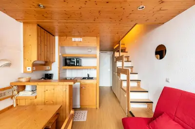 Cuisine ou kitchenette dans l'établissement Résidences quartier Charmettoger - maeva Home - Appartement duplex 3 pièces 6 personnes Confort MAE-0814