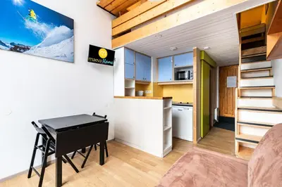 Cuisine ou kitchenette dans l'établissement Résidences quartier Charmettoger - maeva Home - Studio 6 personnes - Confort MAE-0821