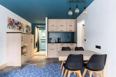 Cuisine ou kitchenette dans l'établissement Résidence Les Arcs 1950 Le Village - maeva Home - Appartement 2 pièces 4 personnes Prestige MAE-6302
