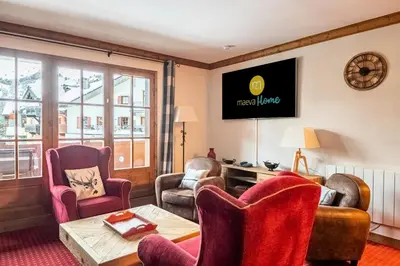 Télévision ou salle de divertissement dans l'établissement Résidence Les Arcs 1950 Le Village - maeva Home - Appartement 3 Pièces 6 Personnes - Prestige MAE-2662