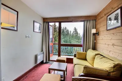 Coin salon dans l'établissement Résidences quartier Charmettoger - maeva Home - Studio 4 personnes - Sélection MAE-7494