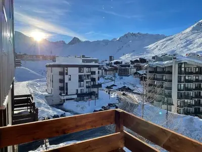 Vue générale sur la montagne ou vue sur la montagne depuis l'appartement