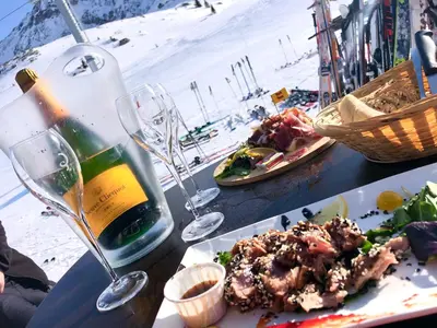 Boissons dans l'établissement 5* Flat - 6 people - Arc 1950 - Sun - View - SPA