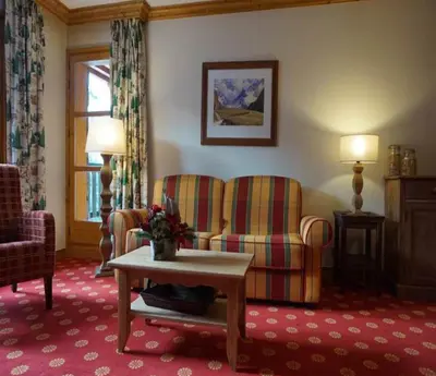 Coin salon dans l'établissement 5* Flat - 6 people - Arc 1950 - Sun - View - SPA